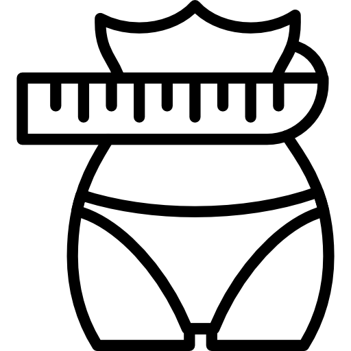 Ícone de emagrecimento
